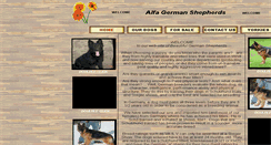 Desktop Screenshot of alfa-german-shepherds.com